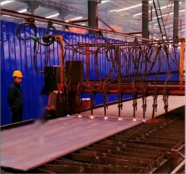 甘肃瓜州钢结构车间数控等离子切割机